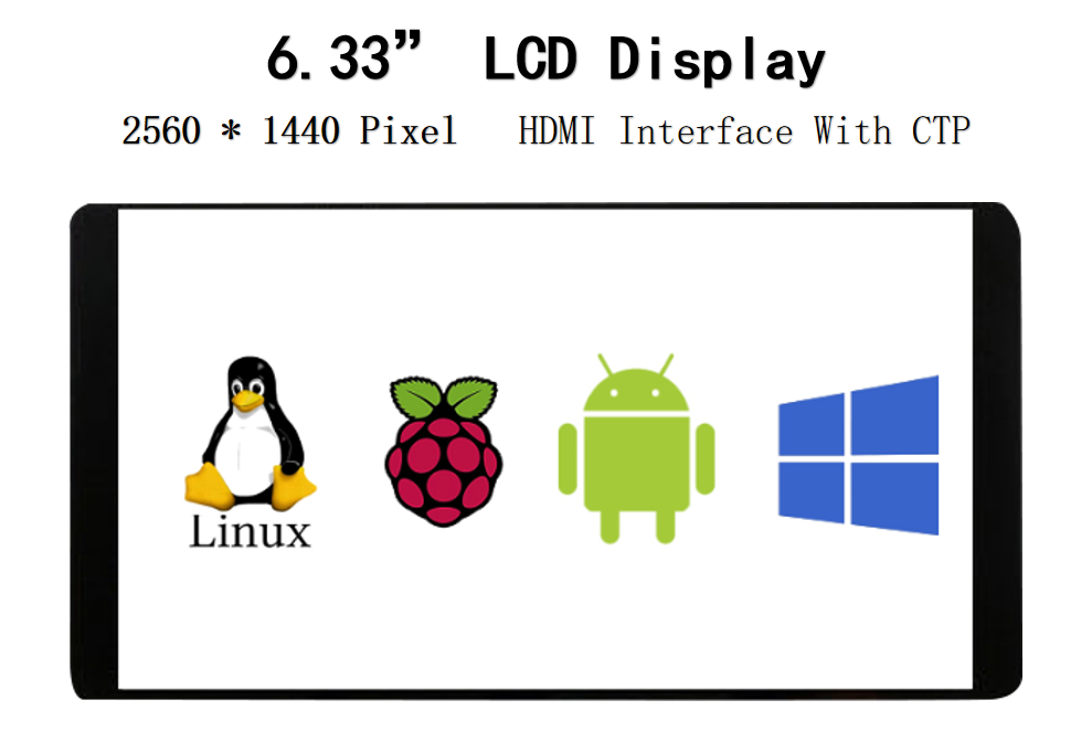 DXQ 5-10 inch TFT LCD detail
